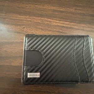 Umoven Black Carbon Fiber Wallet